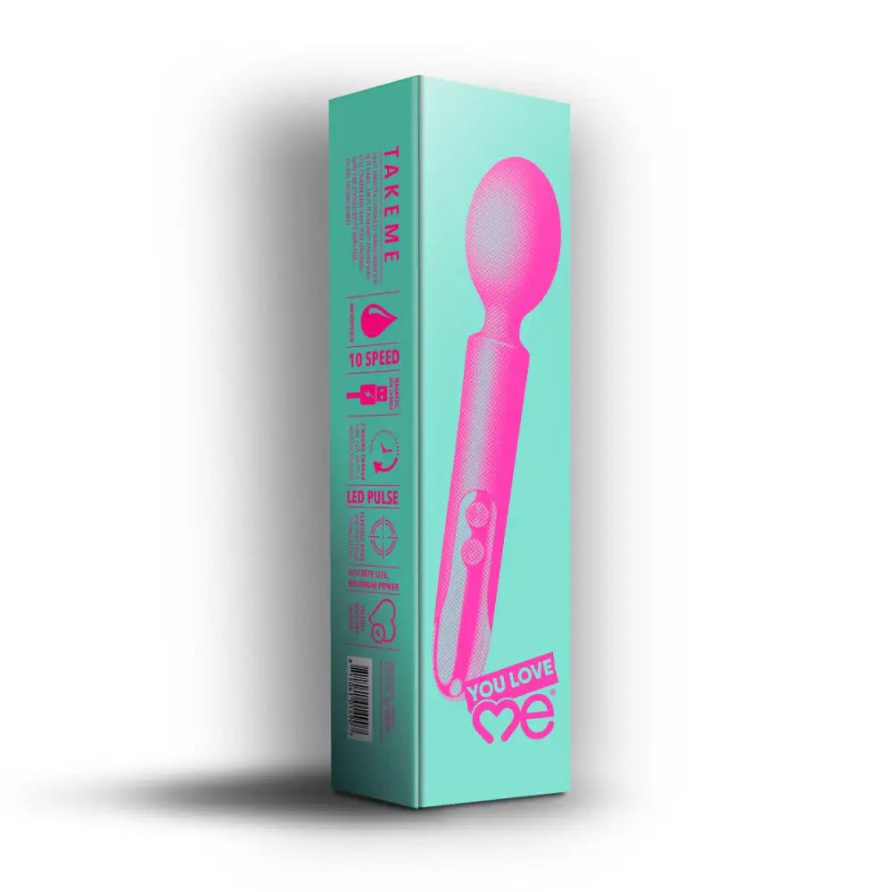 You Love me Take Wand Vibrator Pink - Save 15% - me - Fast Shipping - United Kingdom Stoke-on-trent