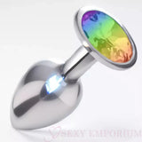 1-3pc Metal Butt Plug Anal Dildo Diamond Jewel Smooth Sex Toy Princess Stone - 1-3pc - Original Sexy Emporium United Kingdom Stoke-on-trent