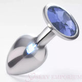 1-3pc Metal Butt Plug Anal Dildo Diamond Jewel Smooth Sex Toy Princess Stone - 1-3pc - Original Sexy Emporium United Kingdom Stoke-on-trent