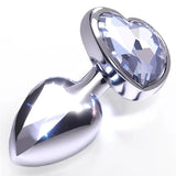1-3pc Metal Butt Plug Anal Dildo Diamond Jewel Smooth Sex Toy Princess Stone - 1-3pc - Original Sexy Emporium United Kingdom Stoke-on-trent
