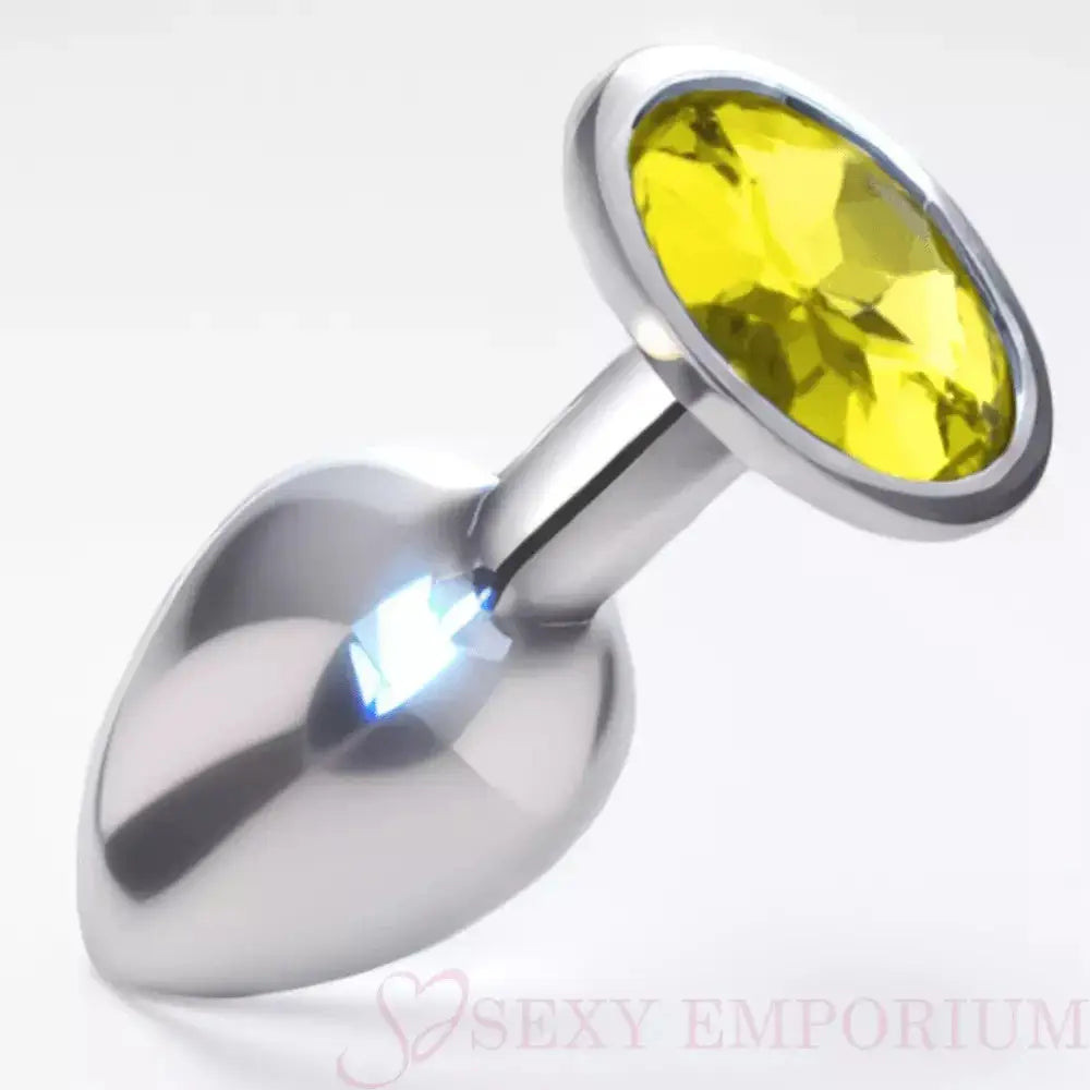1-3pc Metal Butt Plug Anal Dildo Diamond Jewel Smooth Sex Toy Princess Stone - 1-3pc - Original Sexy Emporium United Kingdom Stoke-on-trent