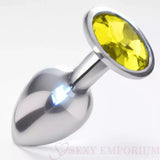 1-3pc Metal Butt Plug Anal Dildo Diamond Jewel Smooth Sex Toy Princess Stone - 1-3pc - Original Sexy Emporium United Kingdom Stoke-on-trent