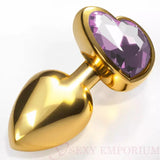 1-3pc Metal Butt Plug Anal Dildo Diamond Jewel Smooth Sex Toy Princess Stone - 1-3pc - Original Sexy Emporium United Kingdom Stoke-on-trent