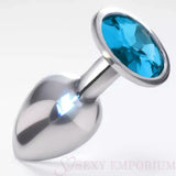 1-3pc Metal Butt Plug Anal Dildo Diamond Jewel Smooth Sex Toy Princess Stone - 1-3pc - Original Sexy Emporium United Kingdom Stoke-on-trent