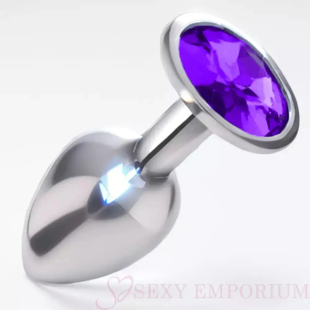 1-3pc Metal Butt Plug Anal Dildo Diamond Jewel Smooth Sex Toy Princess Stone - 1-3pc - Original Sexy Emporium United Kingdom Stoke-on-trent