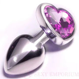 1-3pc Metal Butt Plug Anal Dildo Diamond Jewel Smooth Sex Toy Princess Stone - 1-3pc - Original Sexy Emporium United Kingdom Stoke-on-trent