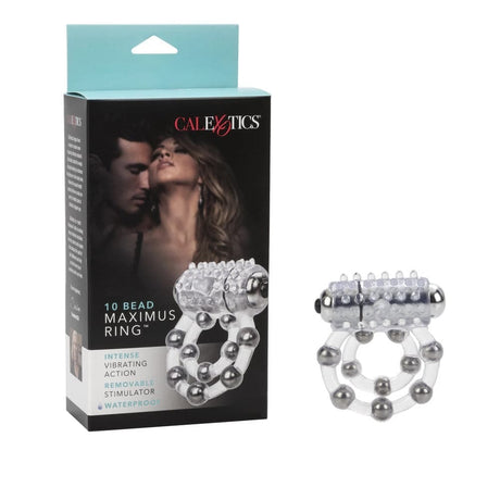 10 Bead Maximus Cock Ring - Save 25% - Bullet Vibrator