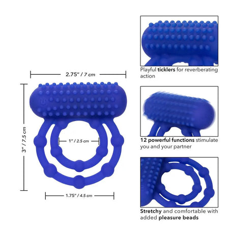 10 Bead Maximus Rechargeable Cock Ring - Save 25% - Fast Shipping - Sale United Kingdom Stoke-on-trent