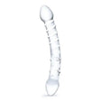 10 Inch Double Ended Ribbed Glass Dildo - Save 25% - Fast Shipping - United Kingdom Stoke-on-trent