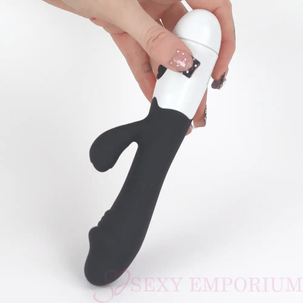 10 Mode Silicone Rabbit Vibrator Black - Save 25% - Fast Shipping - United Kingdom Stoke-on-trent