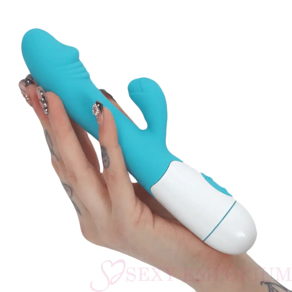10 Mode Silicone Rabbit Vibrator Blue - Save 25% - Fast Shipping - United Kingdom Stoke-on-trent