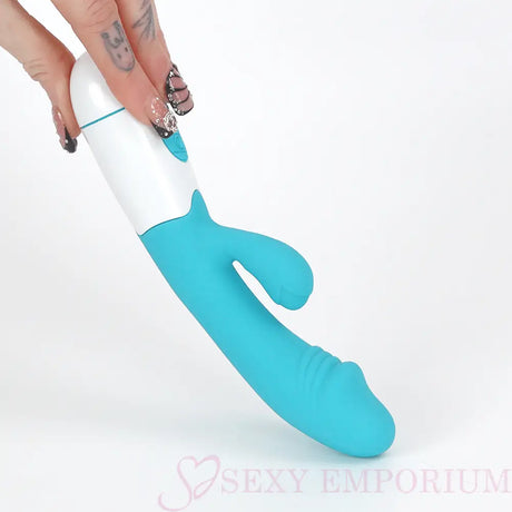 10 Mode Silicone Rabbit Vibrator Blue - Save 25% - Fast Shipping - United Kingdom Stoke-on-trent