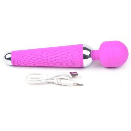 10 Speed Purple Rechargeable Magic Wand Save 15% Fast Shipping Vibrator United Kingdom Stoke on Trent