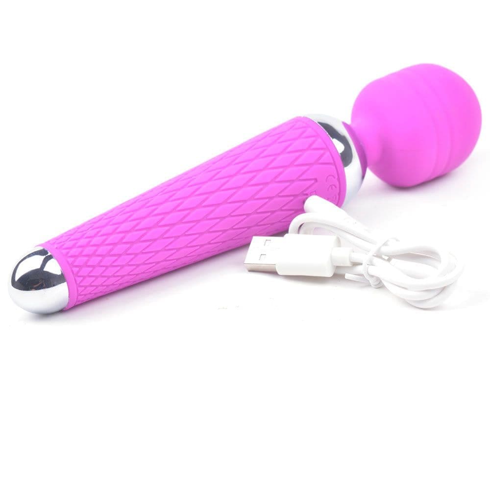 10 Speed Purple Rechargeable Magic Wand - Save 30% - Vibrator