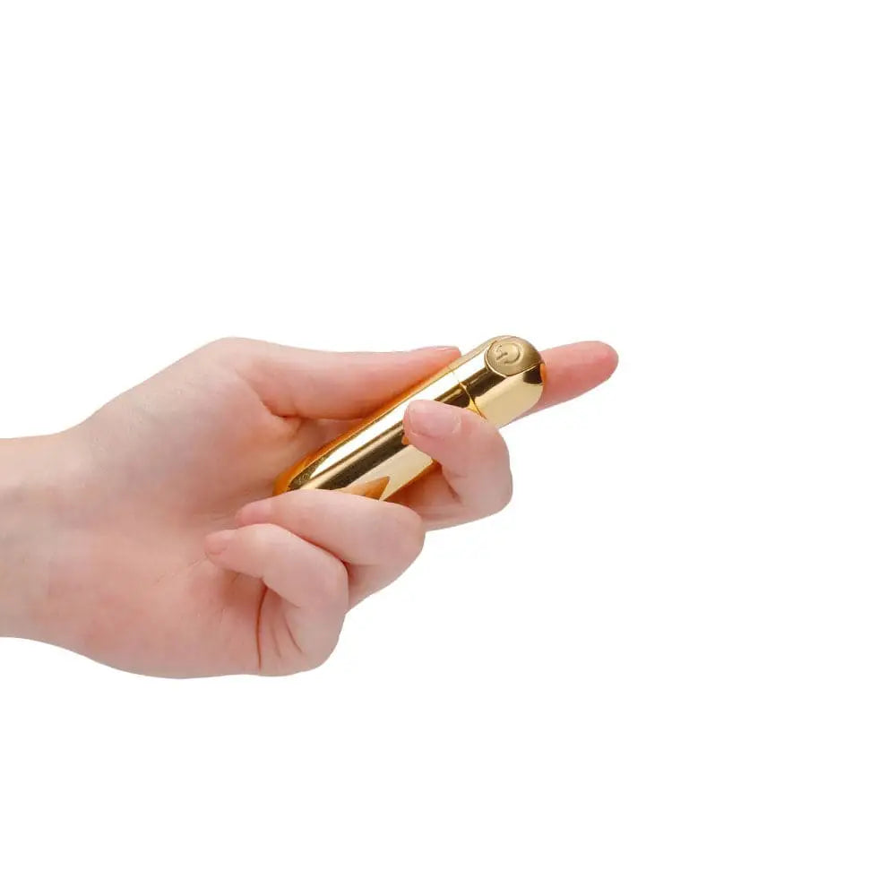 10 Speed Rechargeable Bullet Gold - Save 25% - Speed - Fast Shipping - Vibrator United Kingdom Stoke-on-trent