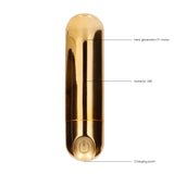 10 Speed Rechargeable Bullet Gold - Save 25% - Speed - Fast Shipping - Vibrator United Kingdom Stoke-on-trent