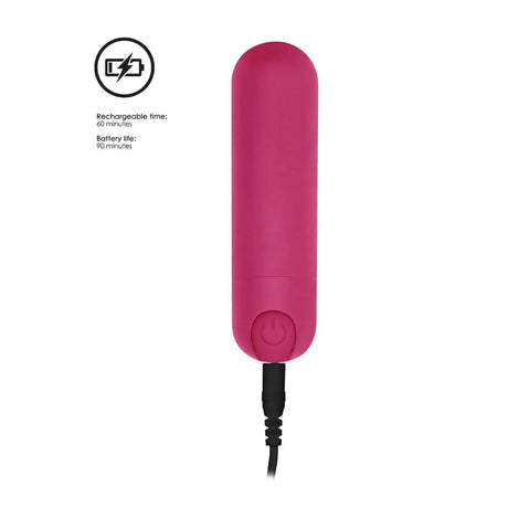 10 Speed Rechargeable Bullet Pink - Save 25% - Speed - Fast Shipping - Vibrator United Kingdom Stoke-on-trent