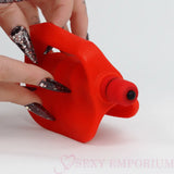 10 Speed Red Soft & Ribbed Silicone Male Masturbator - Save 30% - Fast Shipping - Sale United Kingdom Stoke-on-trent