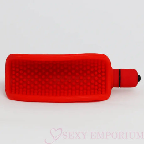 10 Speed Red Soft & Ribbed Silicone Male Masturbator - Save 30% - Fast Shipping - Sale United Kingdom Stoke-on-trent
