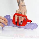 10 Speed Red Soft & Ribbed Silicone Male Masturbator - Save 30% - Fast Shipping - Sale United Kingdom Stoke-on-trent
