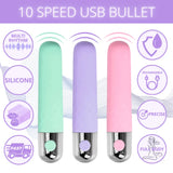 10 Speed Samira Usb Bullet Vibrator - Usb - Save 15% - Fast Shipping - United Kingdom Stoke-on-trent