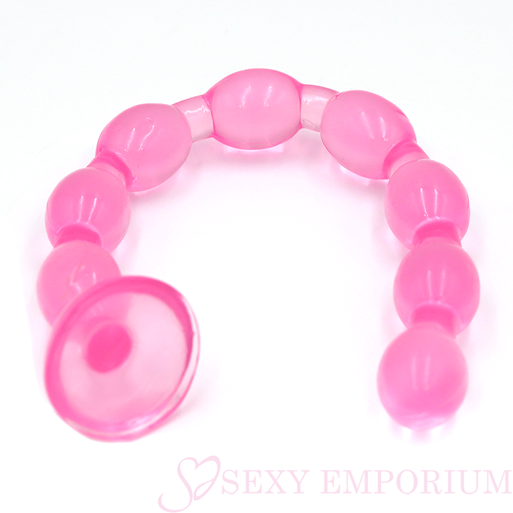 19 Inch Giant Anal Beads Pink