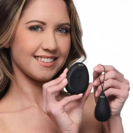10x Silicone Vibrating Egg Black - Save 25% - 10x - Fast Shipping - Vibrator United Kingdom Stoke-on-trent