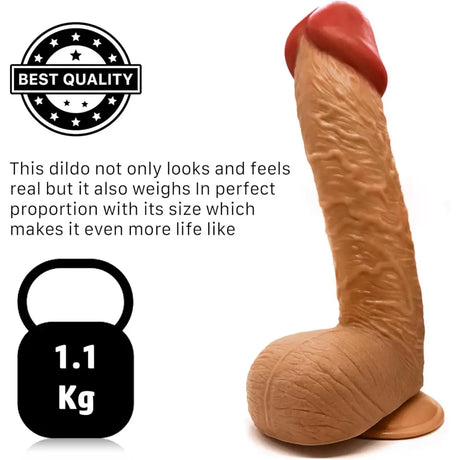 11.6 Inch Suction Cup Dildo Sex Toy Xl Brown - Dildos - Save 20% - Xl - Fast Shipping - United Kingdom Stoke-on-trent