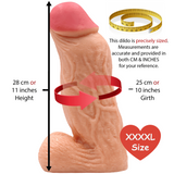 11 Inch Extra Thick Huge Realistic Dildo - Sex Toy - Save 20%