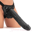 12.5 Inch Penetrator Black Strap on Dildo with Harness - Save 10% - on - Sale United Kingdom Stoke-on-trent