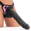 12.5 Inch Penetrator Black Strap on Dildo with Pink Harness - Save 10% - on - Sale United Kingdom Stoke-on-trent