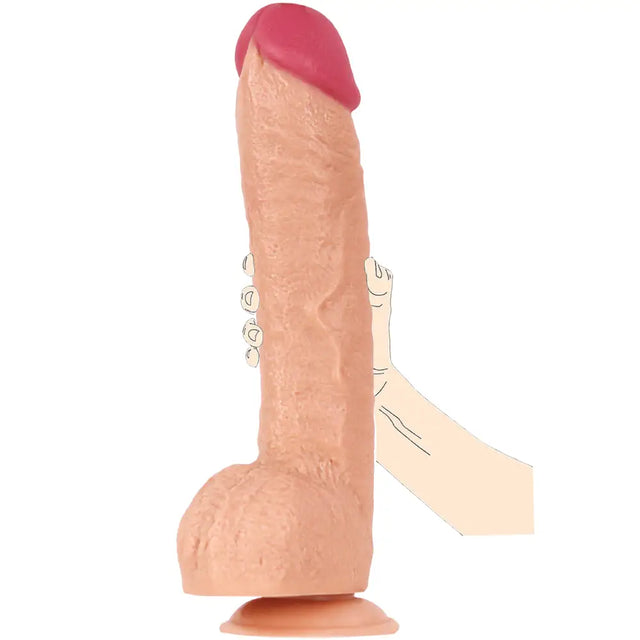 12.5 Inch Suction Cup Dildo Xl - White - Dildos - Save 30% - Xl - Fast Shipping - United Kingdom Stoke-on-trent