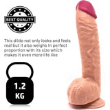 12.5 Inch Suction Cup Dildo Xl - White - Dildos - Save 30% - Xl - Fast Shipping - United Kingdom Stoke-on-trent