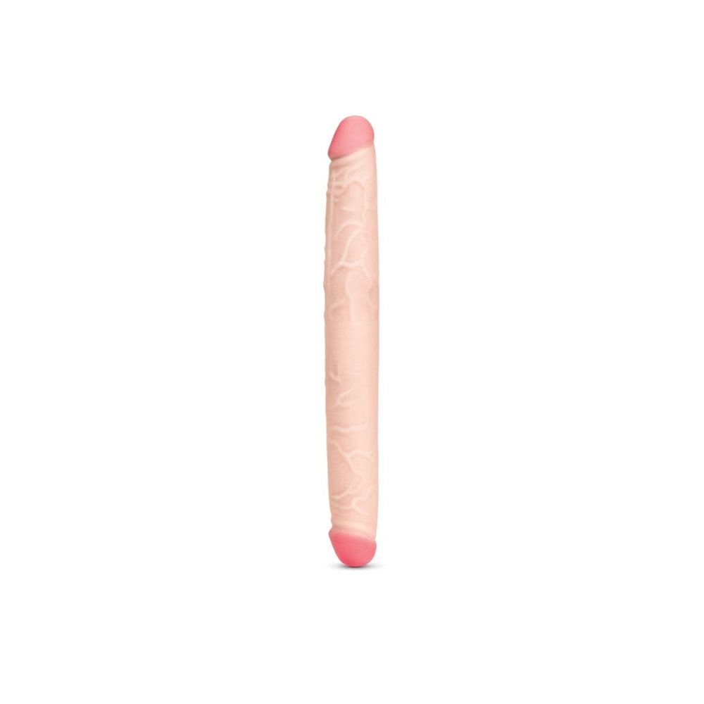 12 Inch Double Ended Dildo White