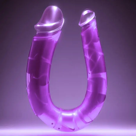 12 Inch Mini Double Dong Purple - Save 15% - Fast Shipping - Dildo United Kingdom Stoke-on-trent
