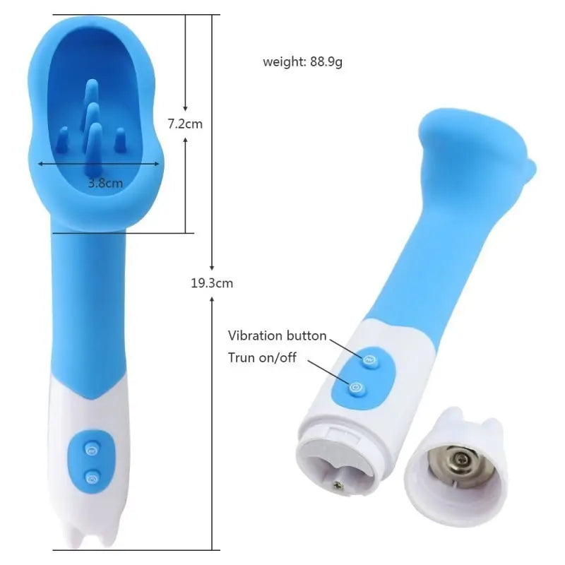 12 Speed/mode Brush Vibrator Vibrating Dildo Women G-spot Clit Sex Toy - Speed/mode - Original Sexy Emporium United Kingdom Stoke-on-trent