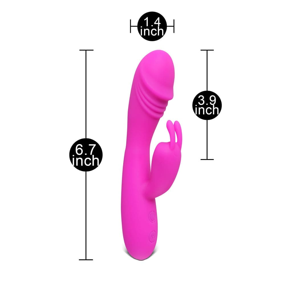 12 viteze Vibrator de iepure violet