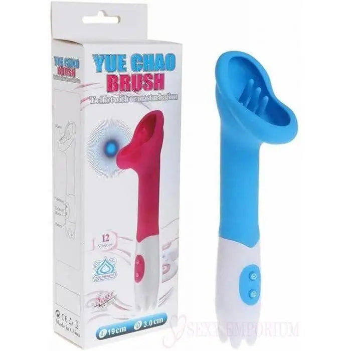 12 Speed Yue Chao Brush Blue - Save 15% - Fast Shipping - Vibrator United Kingdom Stoke-on-trent