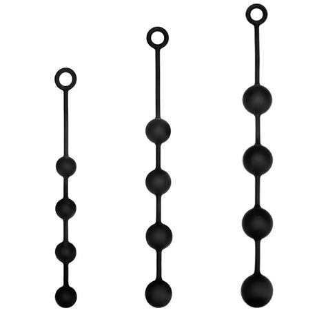 13-20 Inch Anal Beads Butt Plug Sex Toy for Men Women Silicone Flexible Uk - Dildos United Kingdom Stoke-on-trent