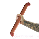 13 Inch Double Ended Dildo Brown - Save 15% - Fast Shipping - United Kingdom Stoke-on-trent