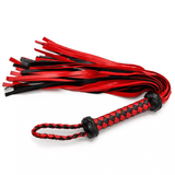 13 Inch Red & Black Chequered Flogger - Sexy Emporium
