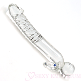 8 Inch Dragon Head Glass Dildo