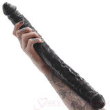 15.5 Inch Double Ended Dildo Black - Save 15% - Fast Shipping - United Kingdom Stoke-on-trent