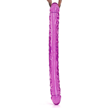 17.5 Inch Double Ended Dildo Purple - Save 25% - Fast Shipping - United Kingdom Stoke-on-trent