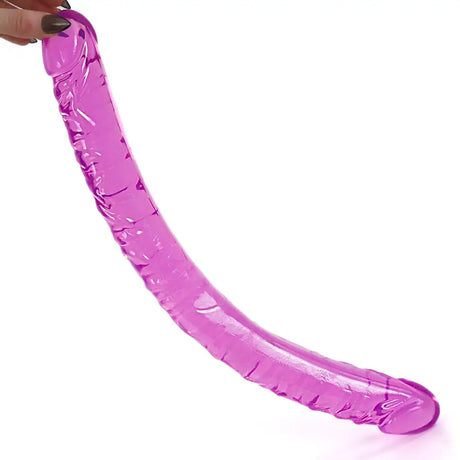 17.5 Inch Double Ended Dildo Purple - Save 25% - Fast Shipping - United Kingdom Stoke-on-trent