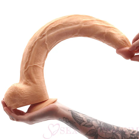 The Dark Destroyer 17 Inch Mega Dong White Flesh - Fast Shipping - Dildo United Kingdom Stoke-on-trent