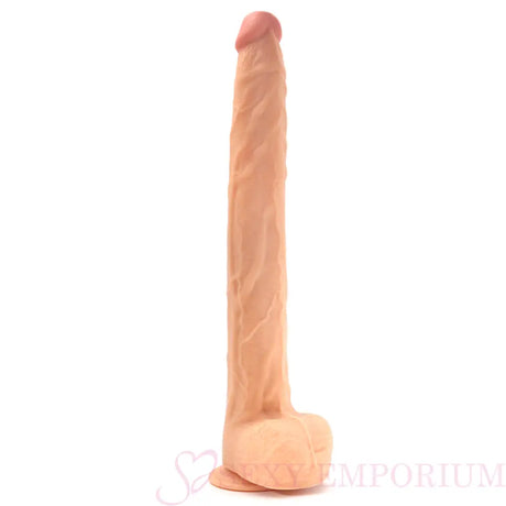 The Dark Destroyer 17 Inch Mega Dong White Flesh - Fast Shipping - Dildo United Kingdom Stoke-on-trent