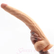 The Dark Destroyer 17 Inch Mega Dong White Flesh - Fast Shipping - Dildo United Kingdom Stoke-on-trent