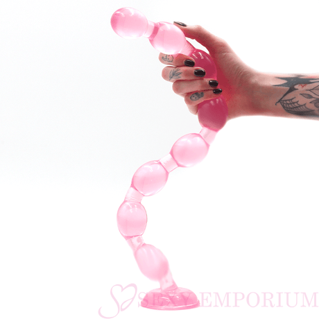 19 Inch Giant Anal Beads Pink - Dildos - Save 30% - Dildo