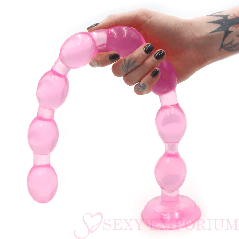 19 Inch Giant Anal Beads Pink - Sex Toy - Save 20% - Dildo